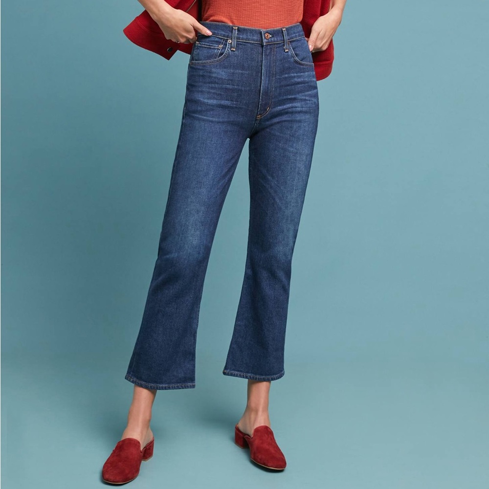 Citizens of Humanity COH Estella High Rise Cropped Flare Jeans